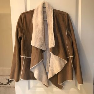 Faux suede jacket-size S
